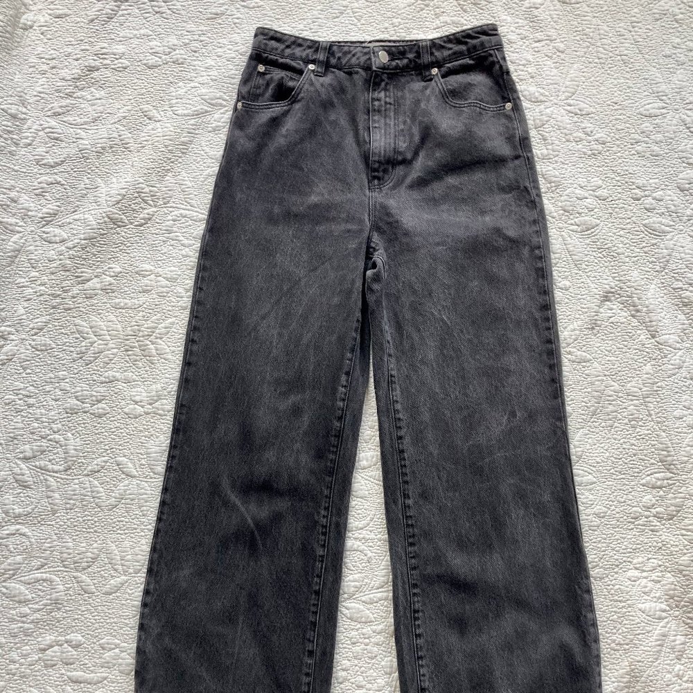 ROLLA'S | Old Mate Charcoal Stone Wide Leg Jean | 27